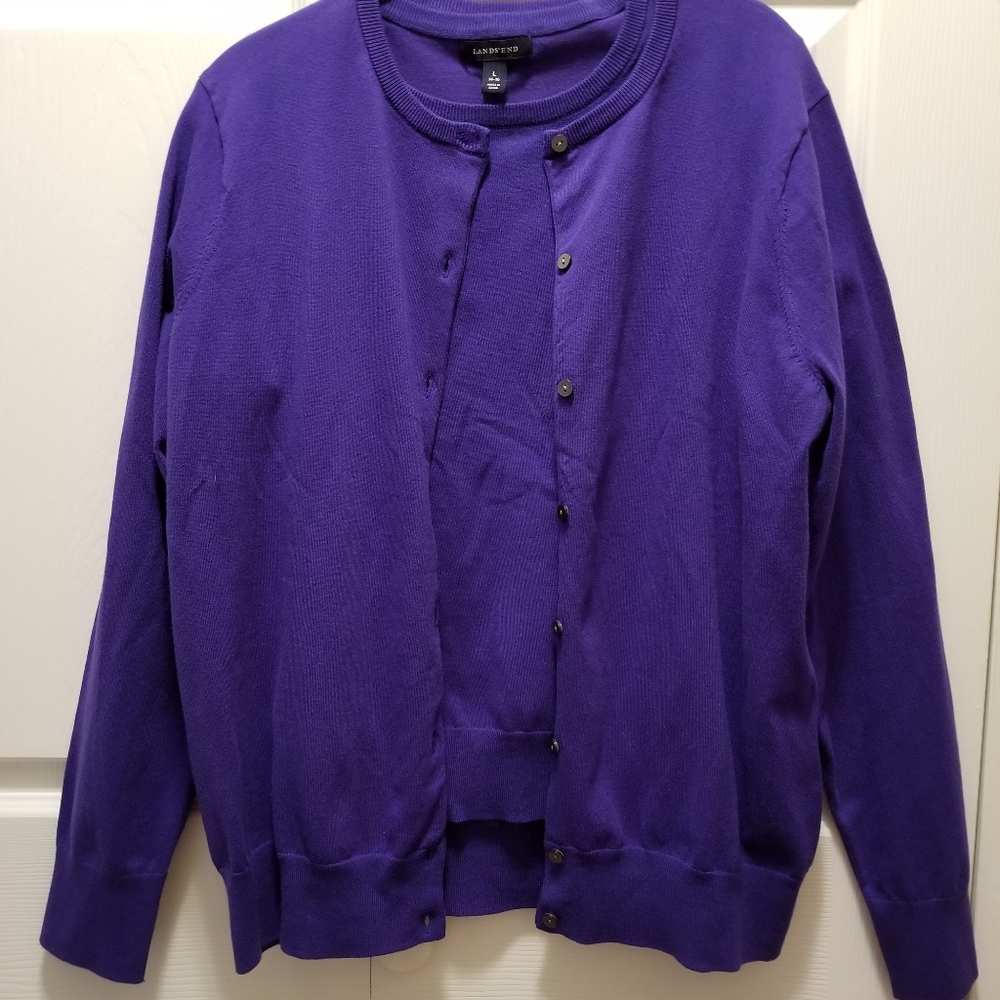 Lands End sweater set  Women's Size large